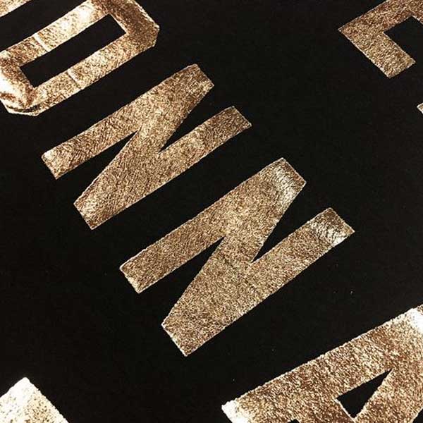 Metallic Foil Screen Print